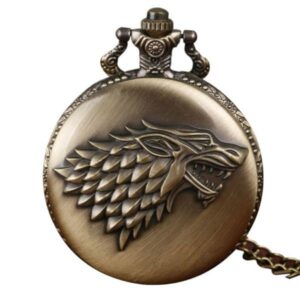 Game of Thrones Pocket Watch Stark bronze