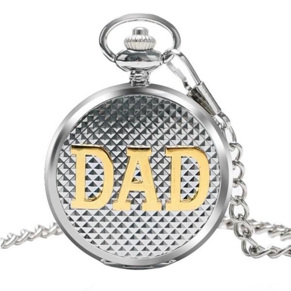 Greatest Dad Pocket Watch silver