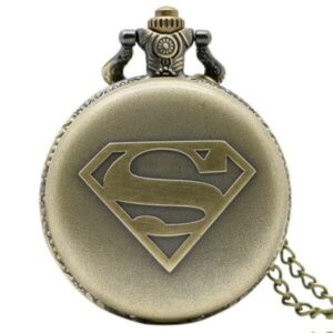Mens Superman Pocket Watch bronze