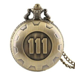 Fallout Vault 111 Pocket Watch Bronze