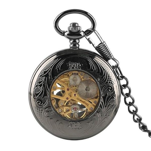 Pocket Watch with Gears back