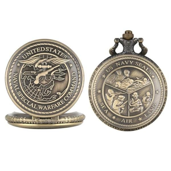 US Navy Pocket Watch front and back