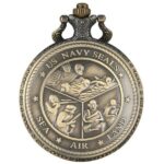 US Navy Pocket Watch back