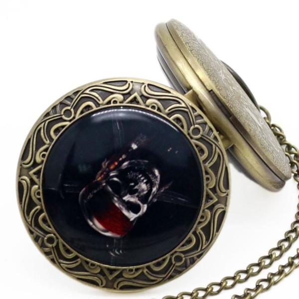 Pirates of The Caribbean Pocket Watch with chain