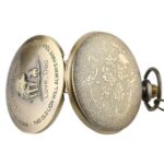 To My Son Quartz Pocket Watch front and back