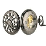 Pocket Watch with Gears front and back