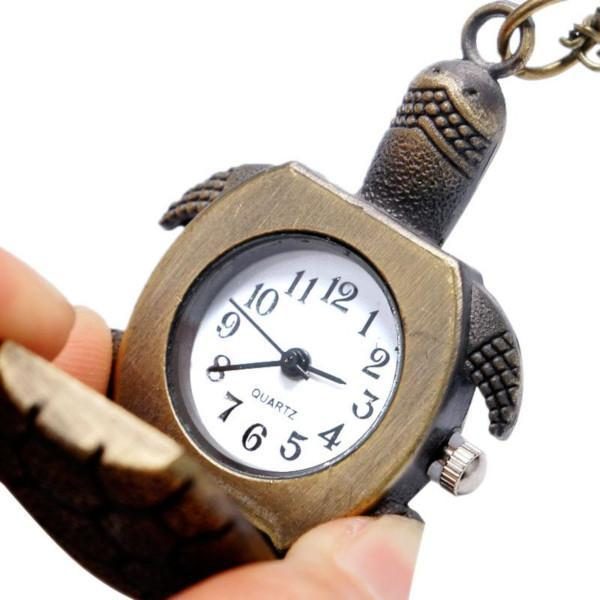 Turtle Pocket Watch with hand