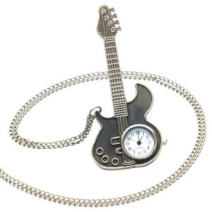 Guitar Pocket Watch with chain