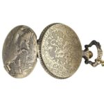 T Rex Pocket Watch front and back