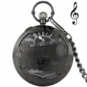 Castle in the Sky Musical Pocket Watch