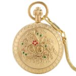 Golden Brass Pocket Watch