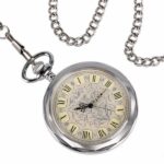 Vintage Wind up Pocket Watch with chain