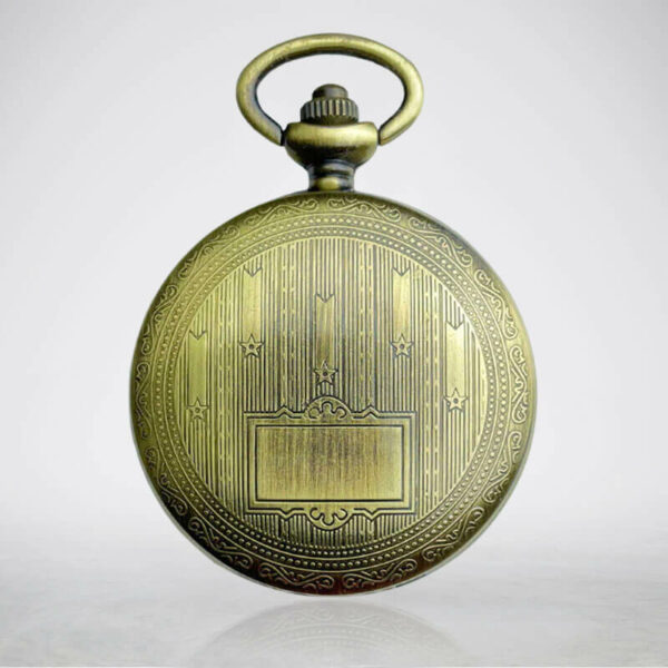 Gold Pocket Watch Bold Time