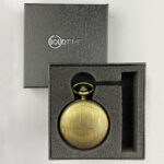 Gold Pocket Watch Star box Bold Time