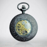 cogs and Gears Pocket Watch Bold Time