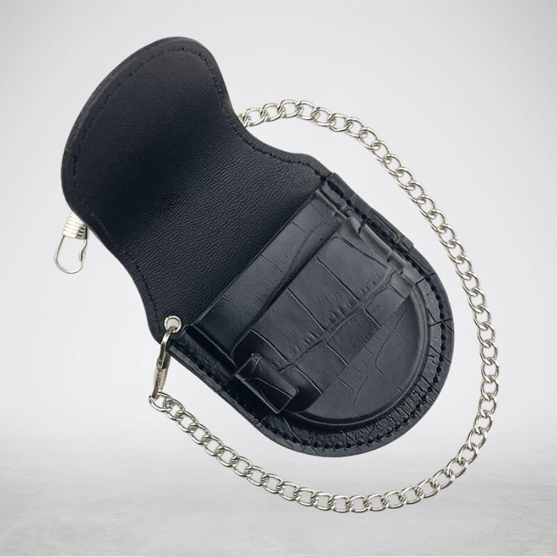 croco pocket watch belt pouch bold time